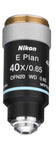 Nikon 40x E Plan Objective Lens 