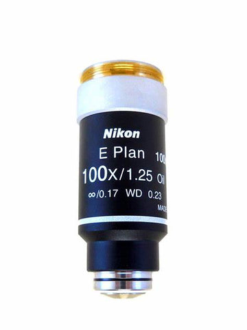 Nikon E Plan 100x Oil Immersion Objective